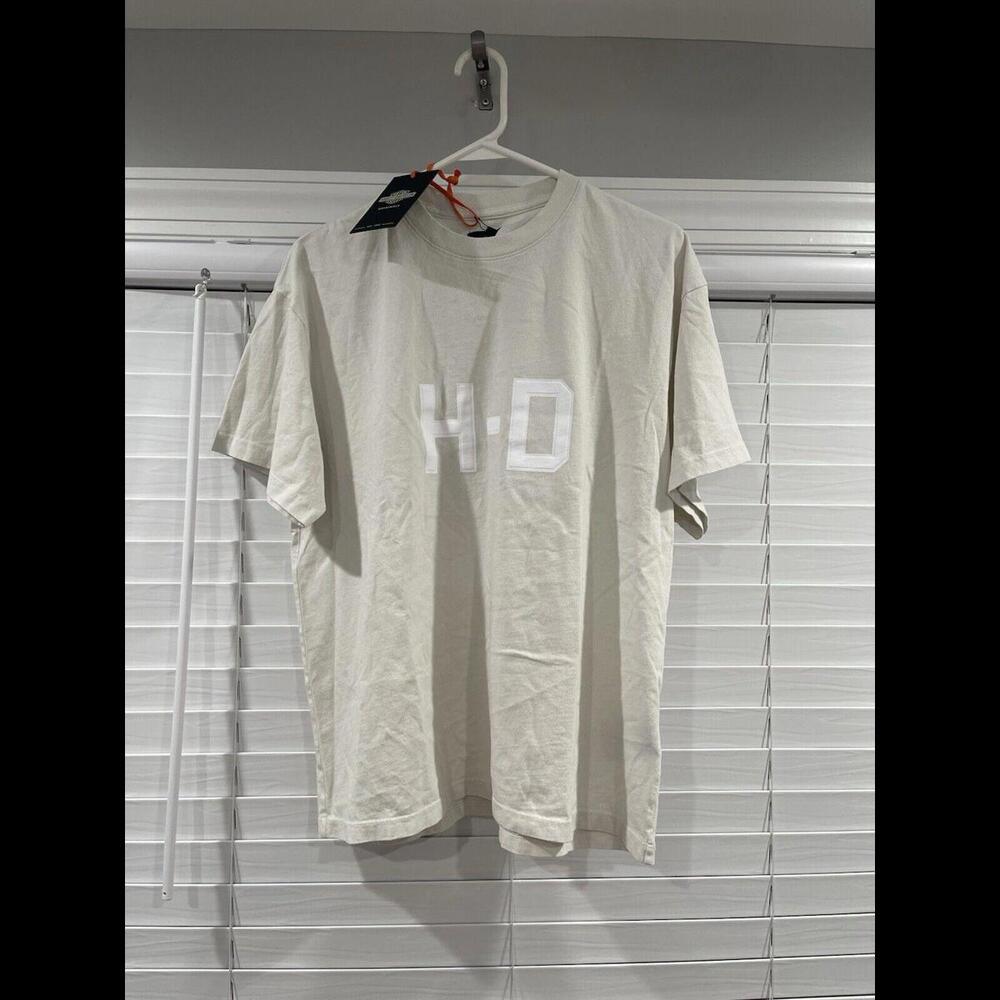 Harley-Davidson Bar and Shield T-Shirt Beige Size Medium New